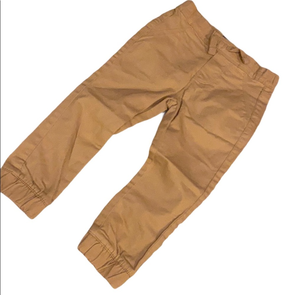3T Tan Joggers Toddler Boy